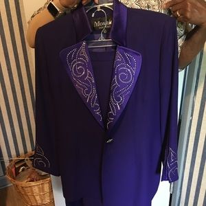 Women’s Purple Suit Blazer & Skirt